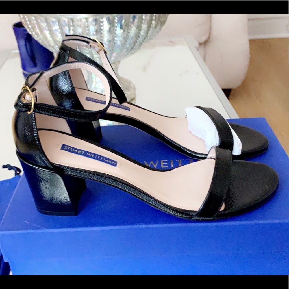 Stuart Weitzman Simple Block Sandals